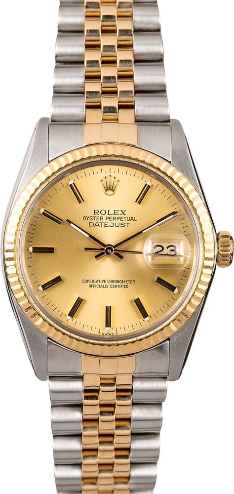 rolex 16013 two tone datejust|rolex 16013 years made.